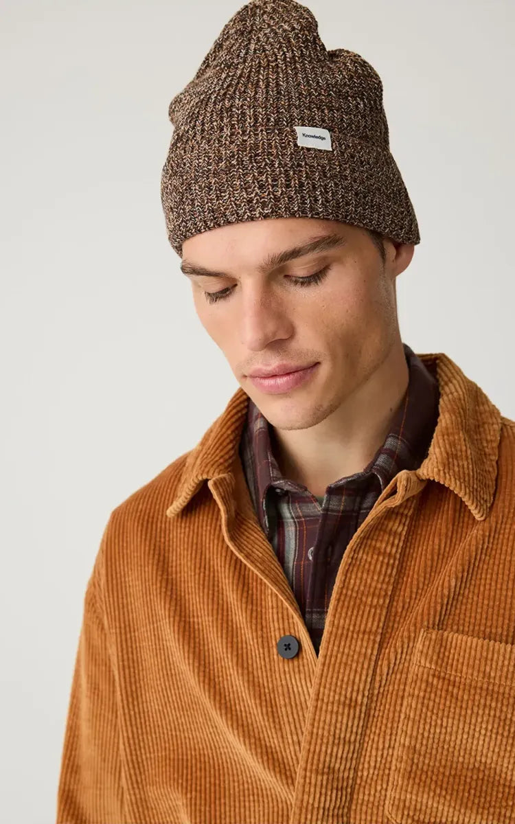 KnowledgeCotton Apparel Twisted Yarn Beanie