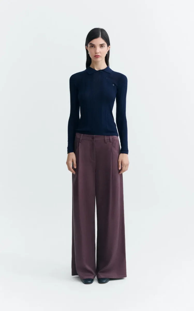 Thinking Mu DARK WINE MOLLY PANTS