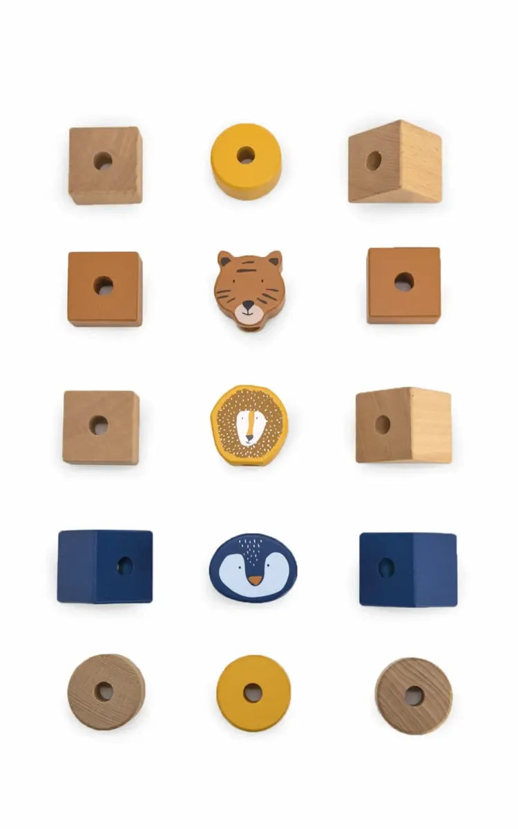 Trixie Wooden Animal Toy Blocks Stacker