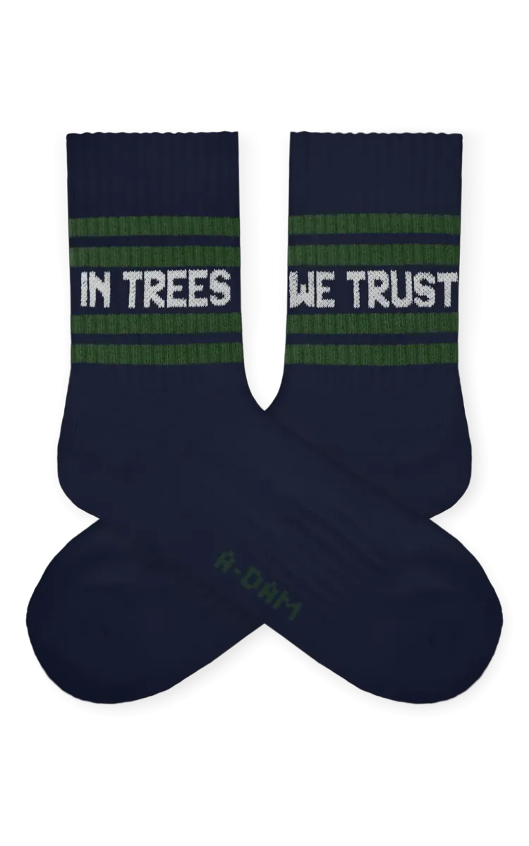A-dam Underwear Socks Quarter In Trees We Trust