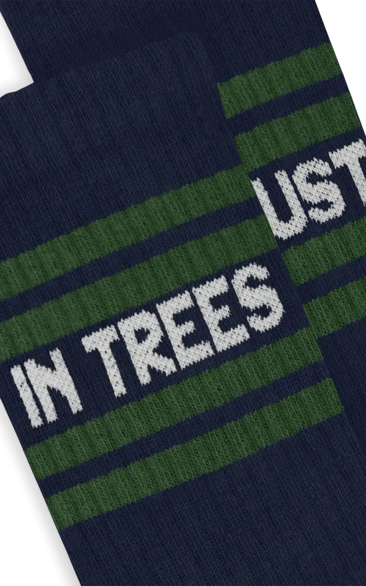 A-dam Underwear Socks Quarter In Trees We Trust