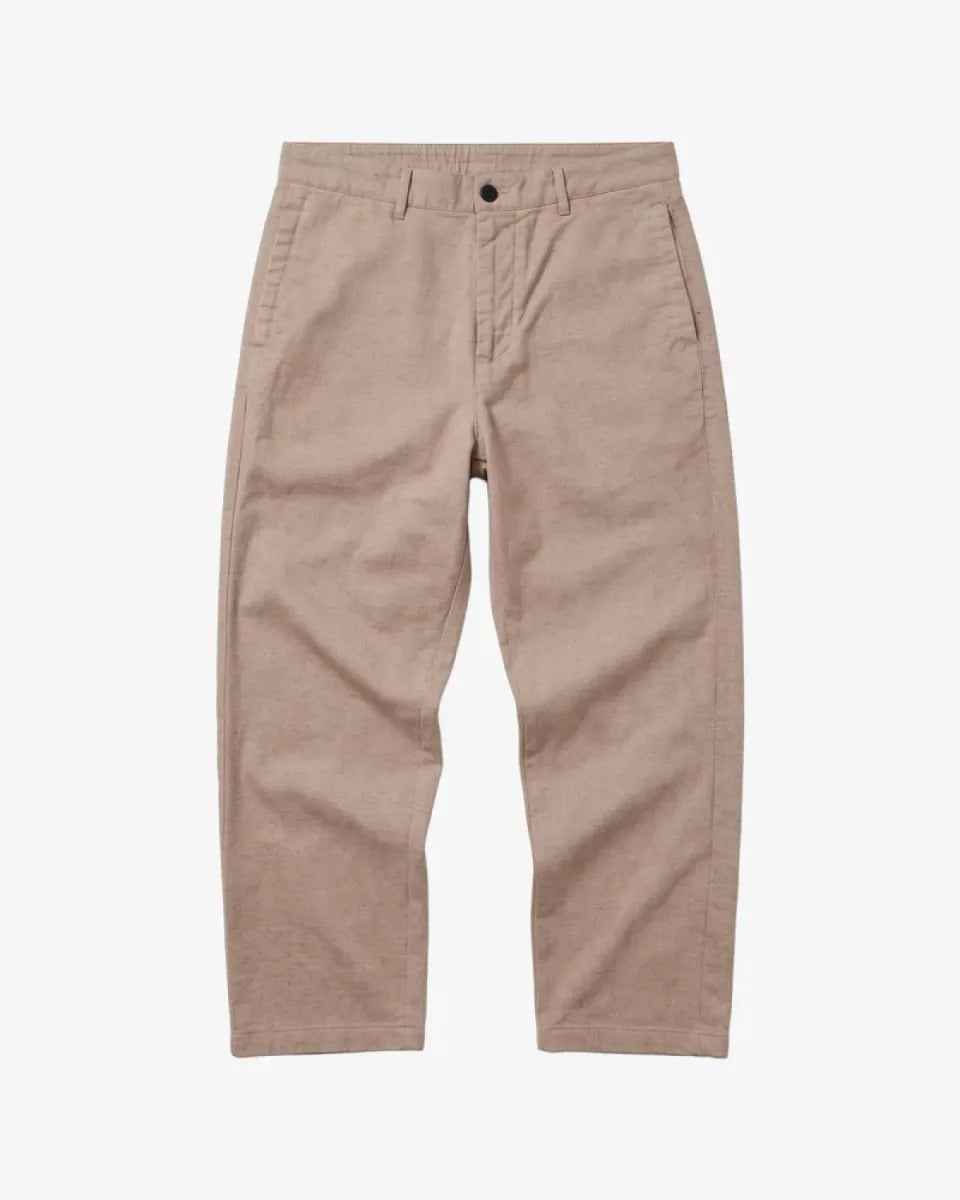 Knowledge Cotton Apparel Bloom Barrel Flannel Pants