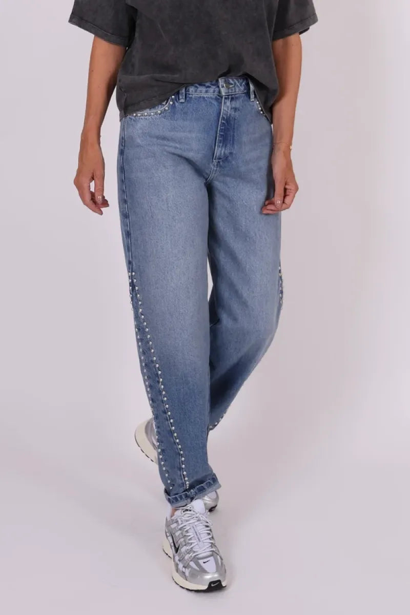 Homage Jeans - Amber Balloon With Studs