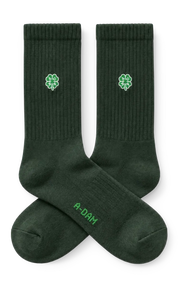 A-dam Underwear Crew Socks Lucky Clover