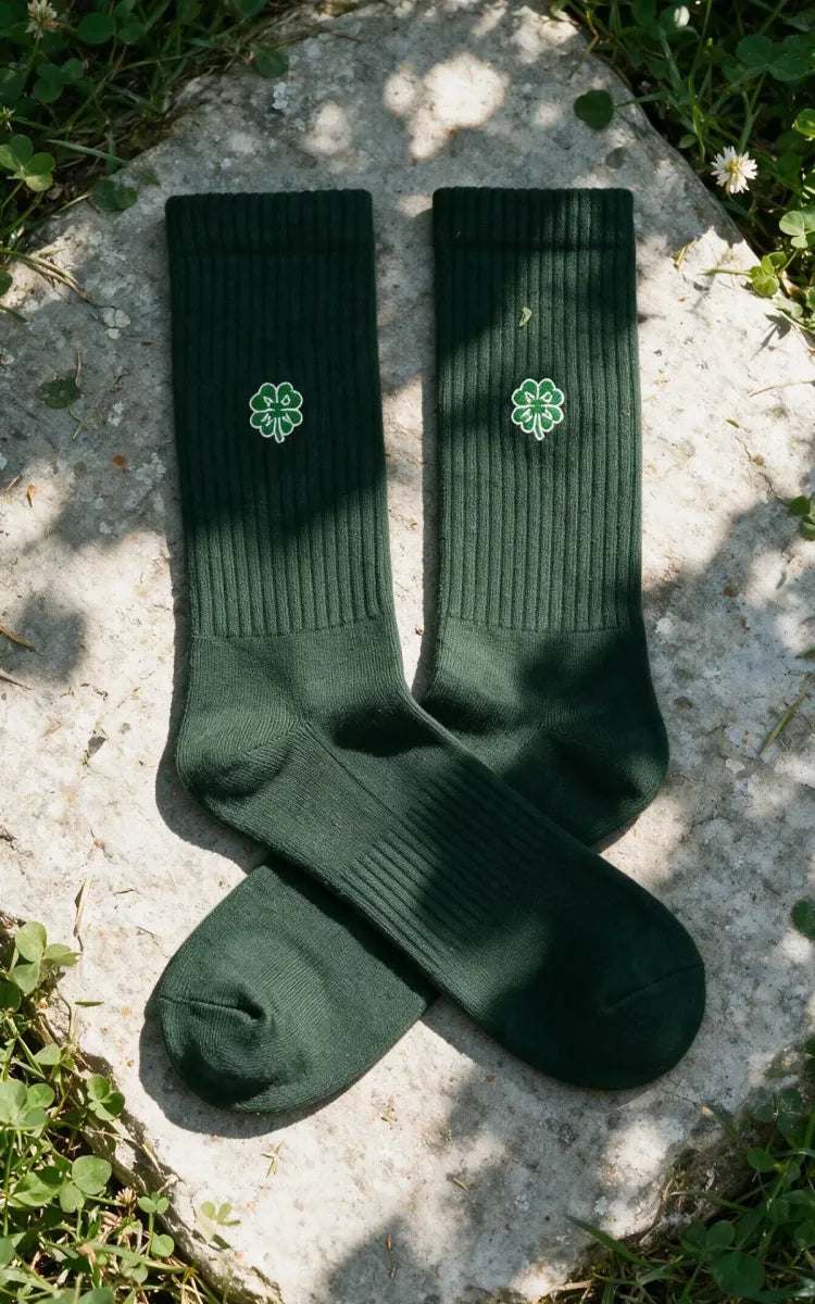 A-dam Underwear Crew Socks Lucky Clover