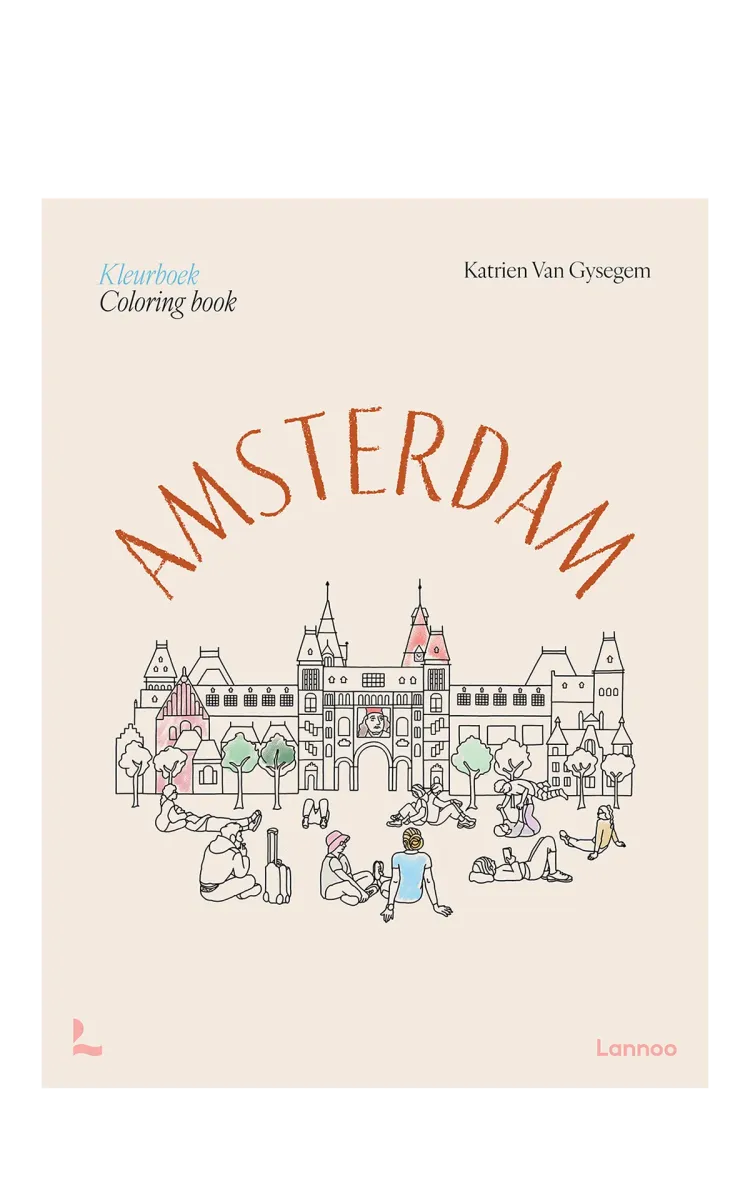 Terra Lannoo Coloring Book Amsterdam