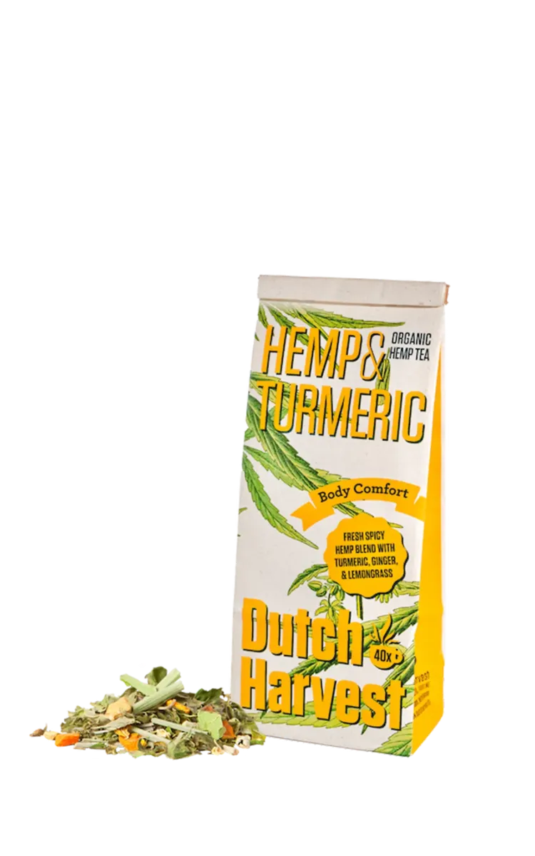 Dutch Harvest Hemp Tea - Hemp Turmeric