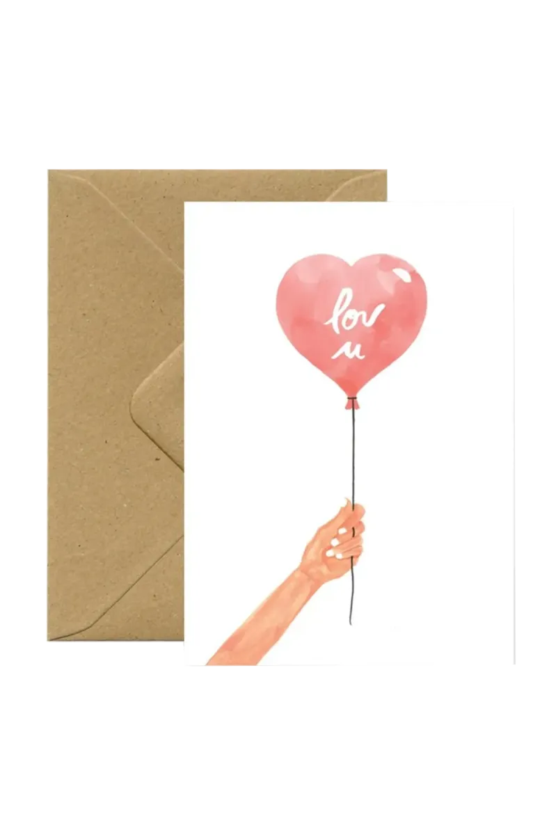 All The Ways To Say Love U Heart Balloon