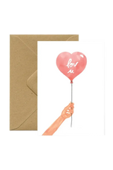 Love U Heart Balloon
