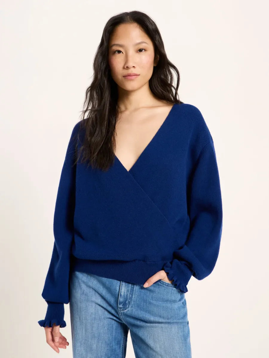 Lanius Sweater Wrap Look