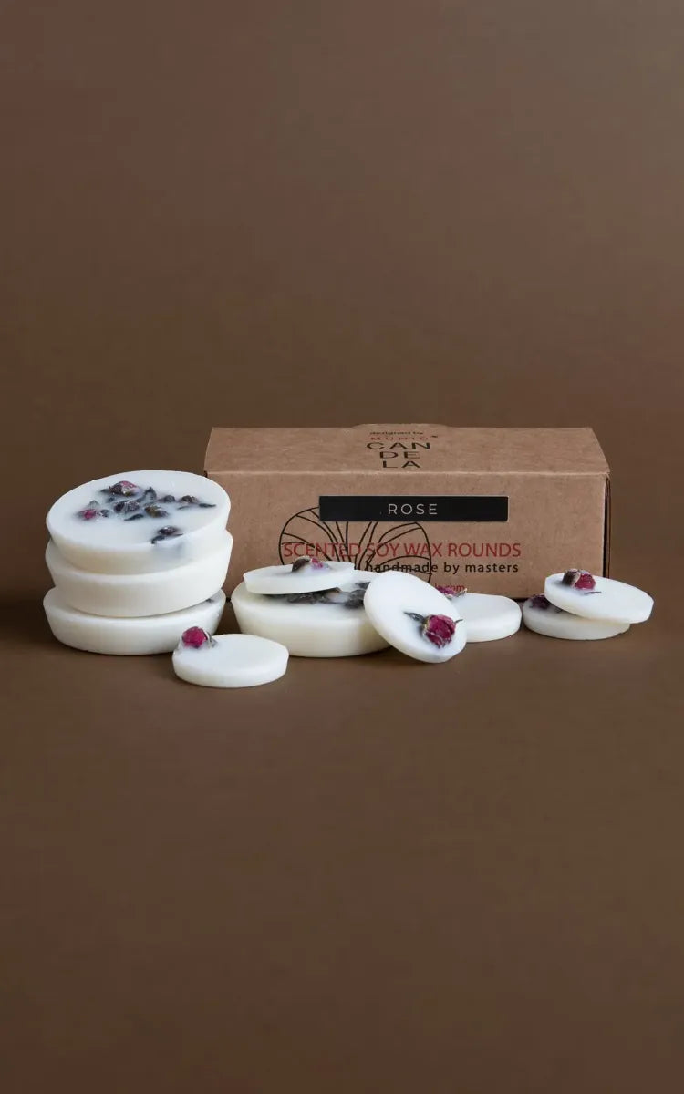 The MUNIO Scented Wax Rounds - Rose