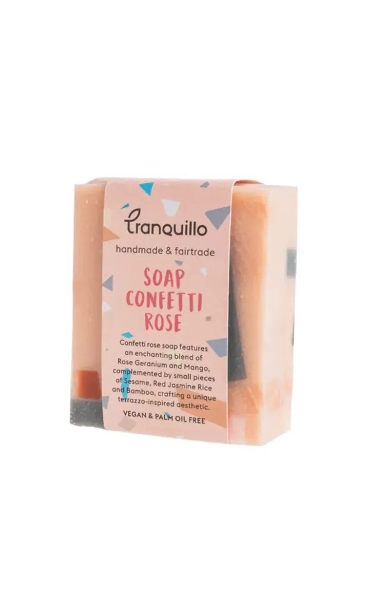 TRANQUILLO Soap Confetti Rose