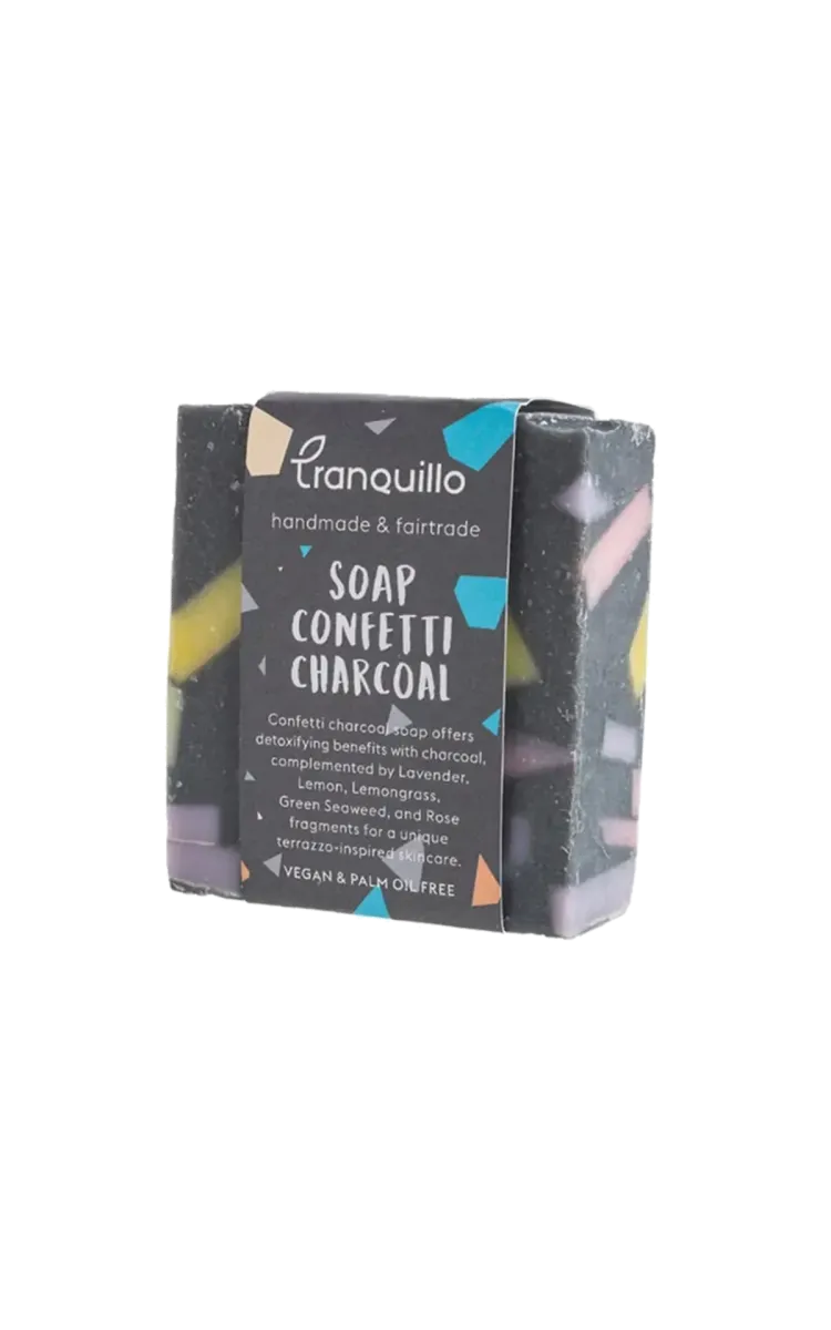 TRANQUILLO Soap Confetti Charcoal