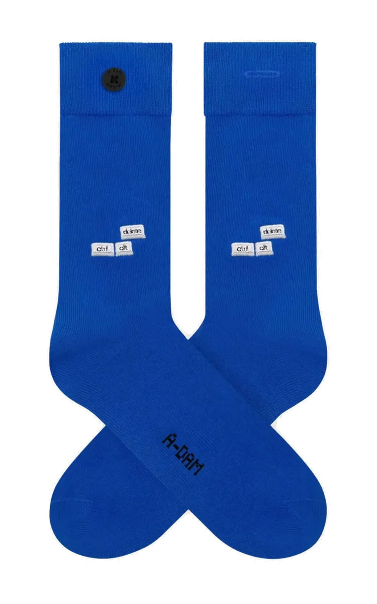 A-dam Underwear Casual Socks CTRL ALT DEL