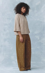 Pants Moonflower Studs