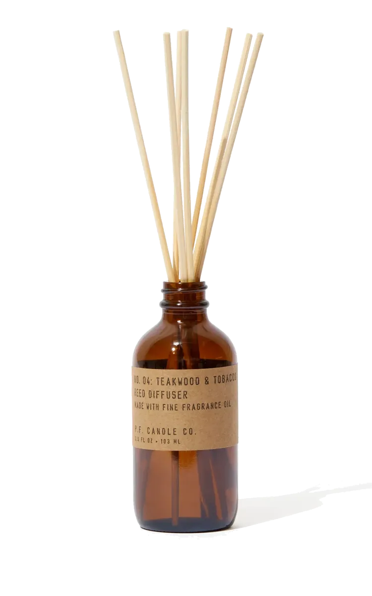 P.F. Candle Co. Diffuser NO. 04 Teakwood & Tabacco