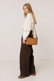Indi & Cold COMBINATION BLOUSE WITH CONTRAST EMBROIDERY