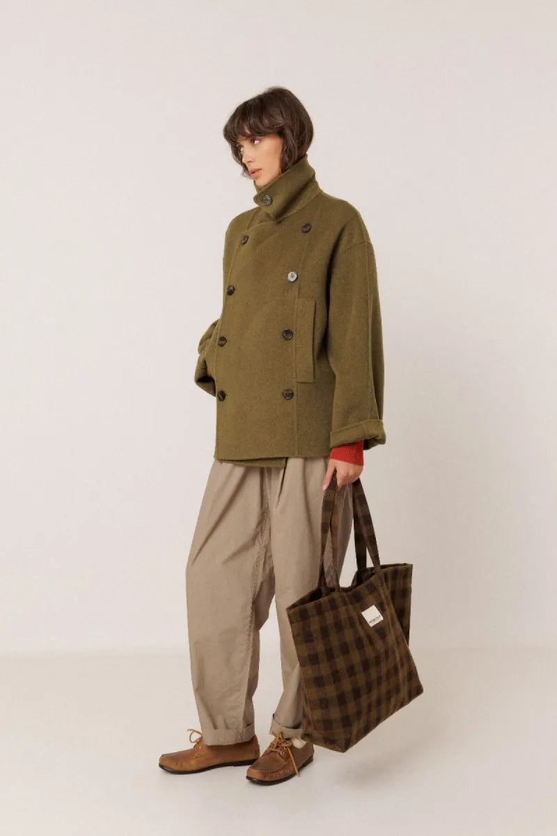 indi & cold Double-breasted Wool Coat