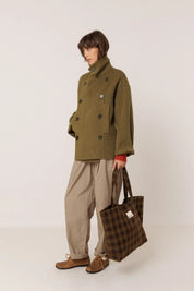 indi & cold Double-breasted Wool Coat
