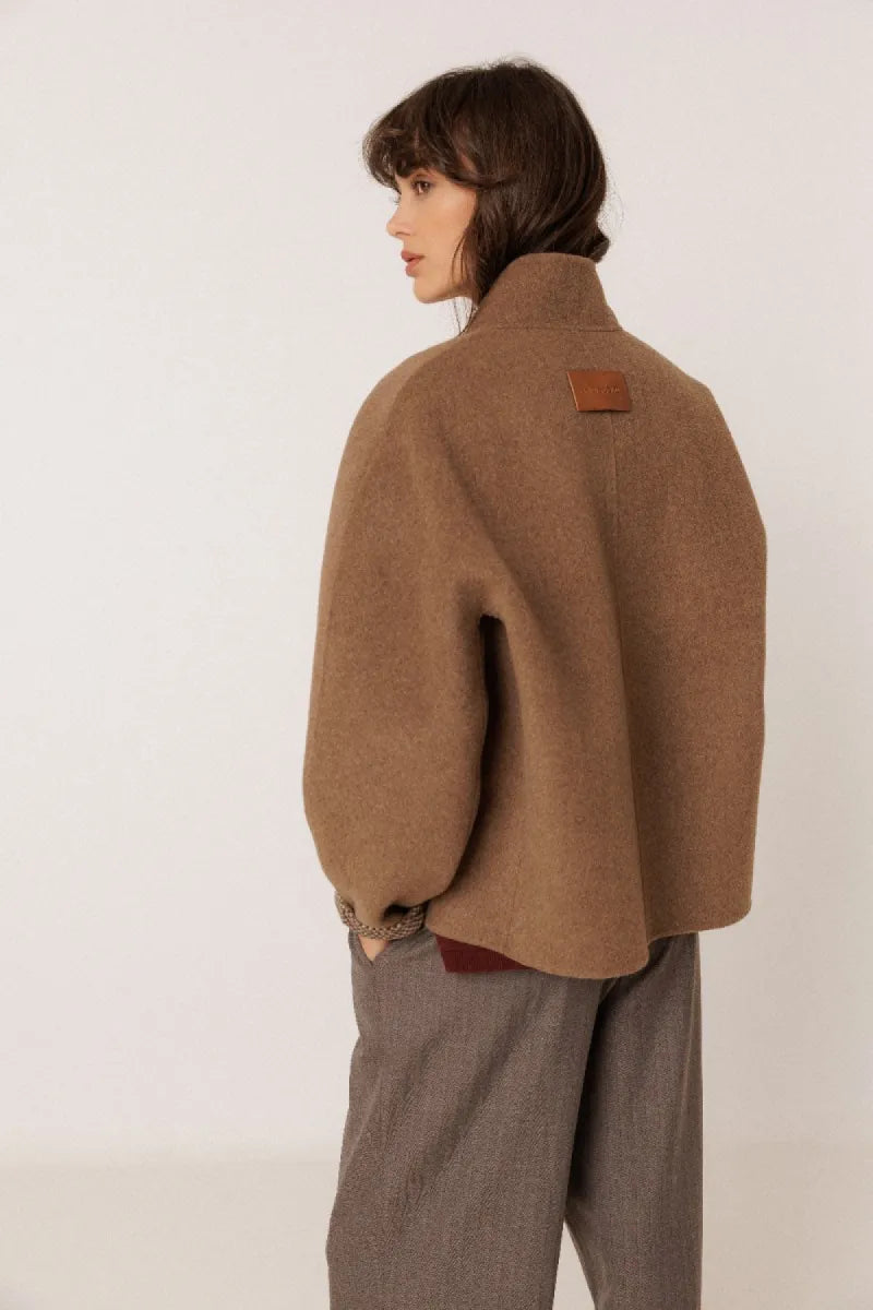 indi & cold Short Wool Coat