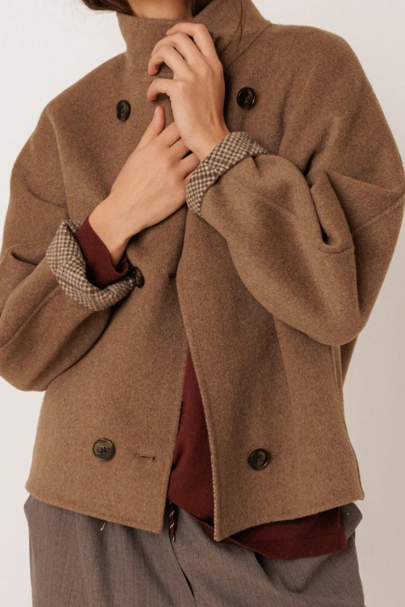 indi & cold Short Wool Coat
