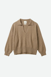 Indi & Cold Polo sweater with cashmere