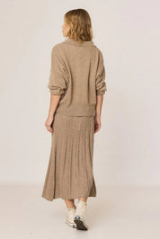 Indi & Cold Polo sweater with cashmere