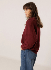 Indi & Cold Polo sweater with cashmere