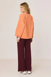 Indi & Cold Crop pants with cashmere