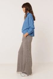 Indi & Cold Crop pants with cashmere