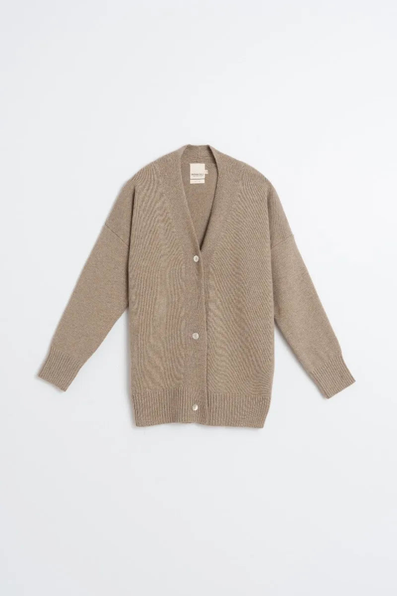 Indi & Cold MAXI JACKET WITH CASHMERE