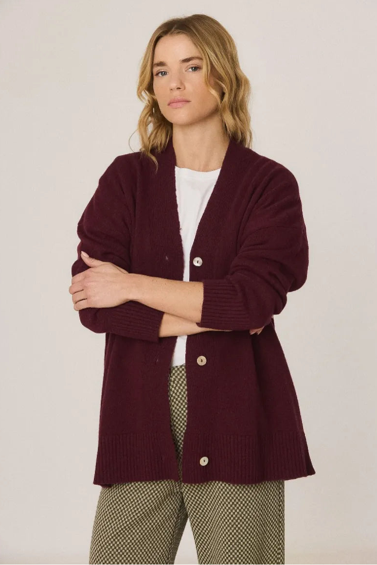 Indi & Cold MAXI JACKET WITH CASHMERE