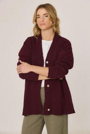 Indi & Cold MAXI JACKET WITH CASHMERE
