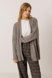 Indi & Cold MAXI JACKET WITH CASHMERE