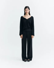 Thinking MU Straight Cold Wool Yuri Trousers