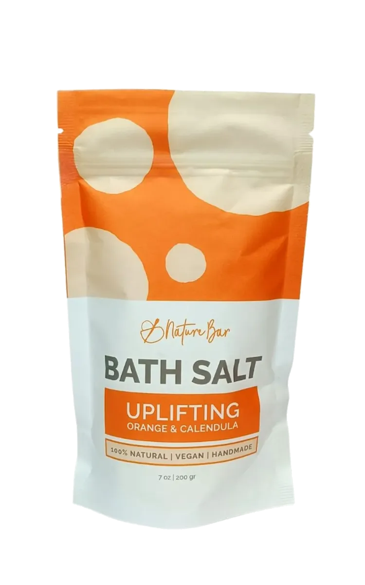 Nature Bar Bath Salts - Uplifting Orange