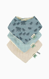Bandana Bib 3-pack mix