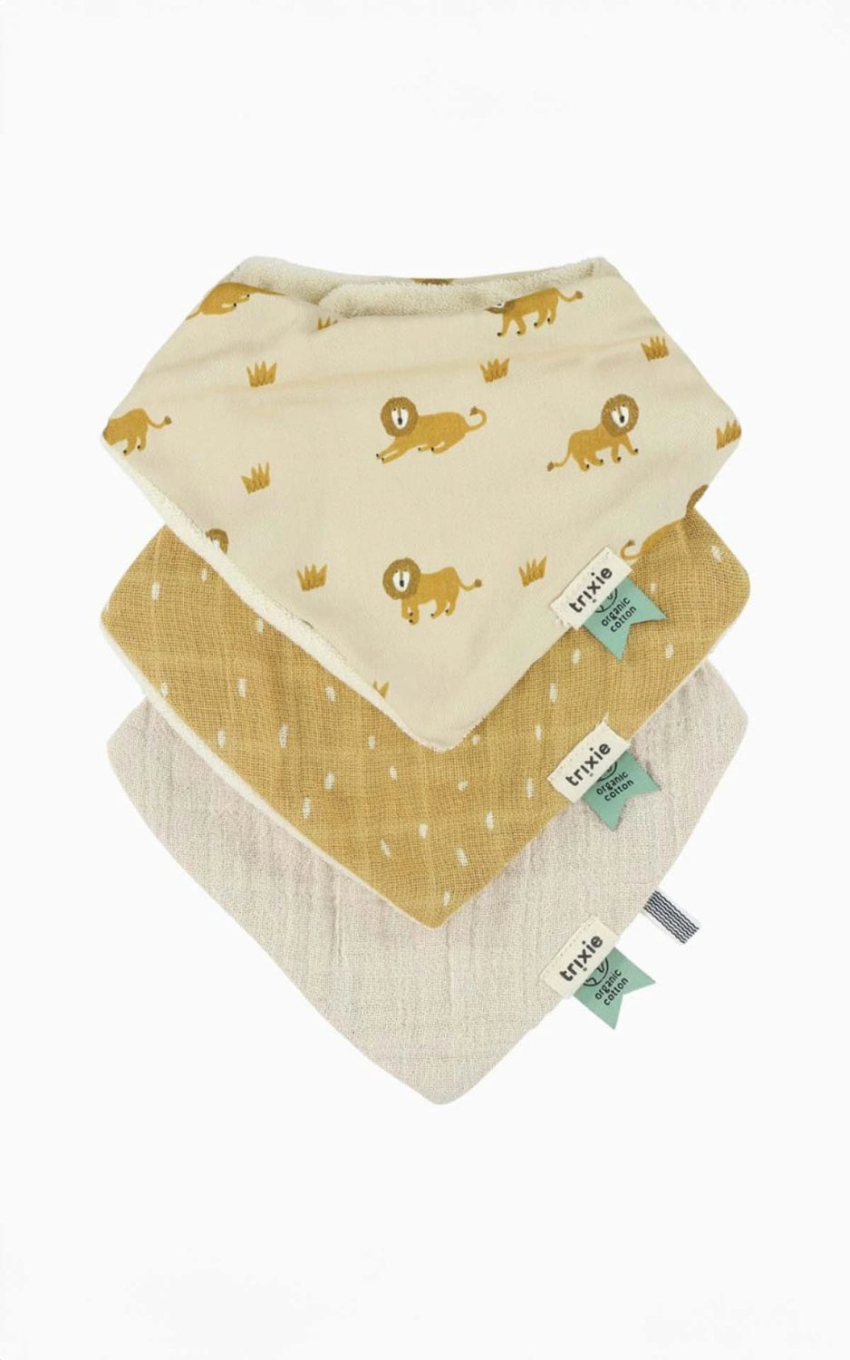 Bandana Bib 3-pack mix
