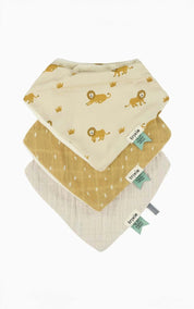 Bandana Bib 3-pack mix