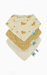 Bandana Bib 3-pack mix