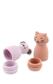 Trixie Bath Toy Mrs Cat & Mrs Mouse