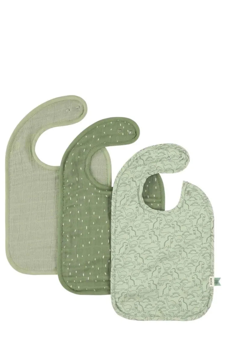 Trixie Bib 3-Pack Mix Daring Dino