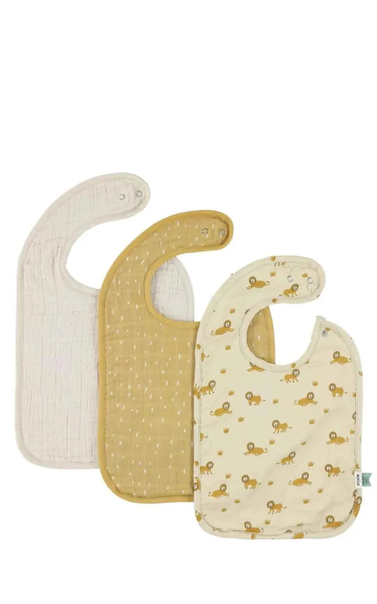 Trixie Bib 3-Pack Mix Lively Lion