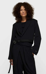 Blazer Crêpe met ceintuur