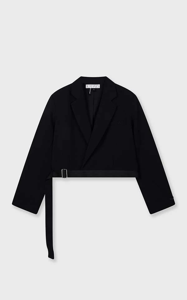 Blazer Crepe Belted
