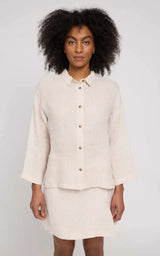 Blouse 3/4 Sleeve Linen