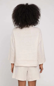 Mazine Blouse 3/4 Sleeve Linen