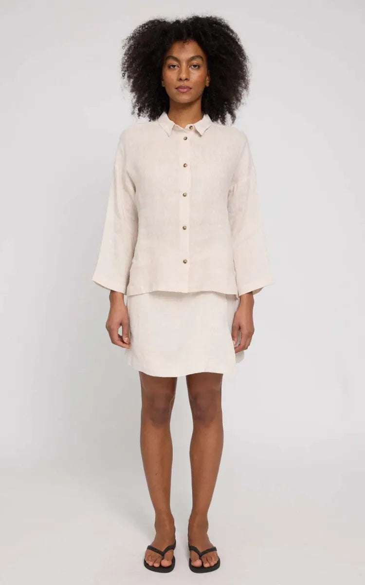 Mazine Blouse 3/4 Sleeve Linen