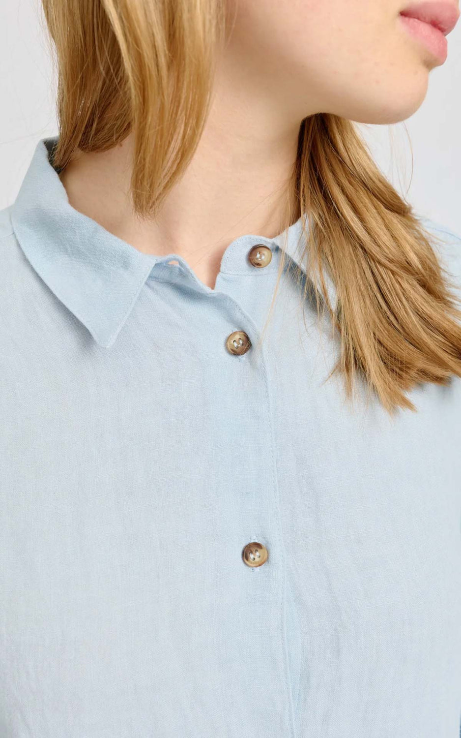 Blouse 3/4 Sleeve Linen
