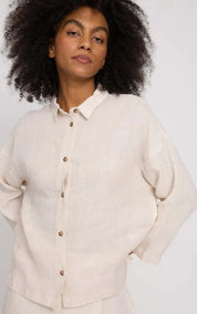 Mazine Blouse 3/4 Sleeve Linen